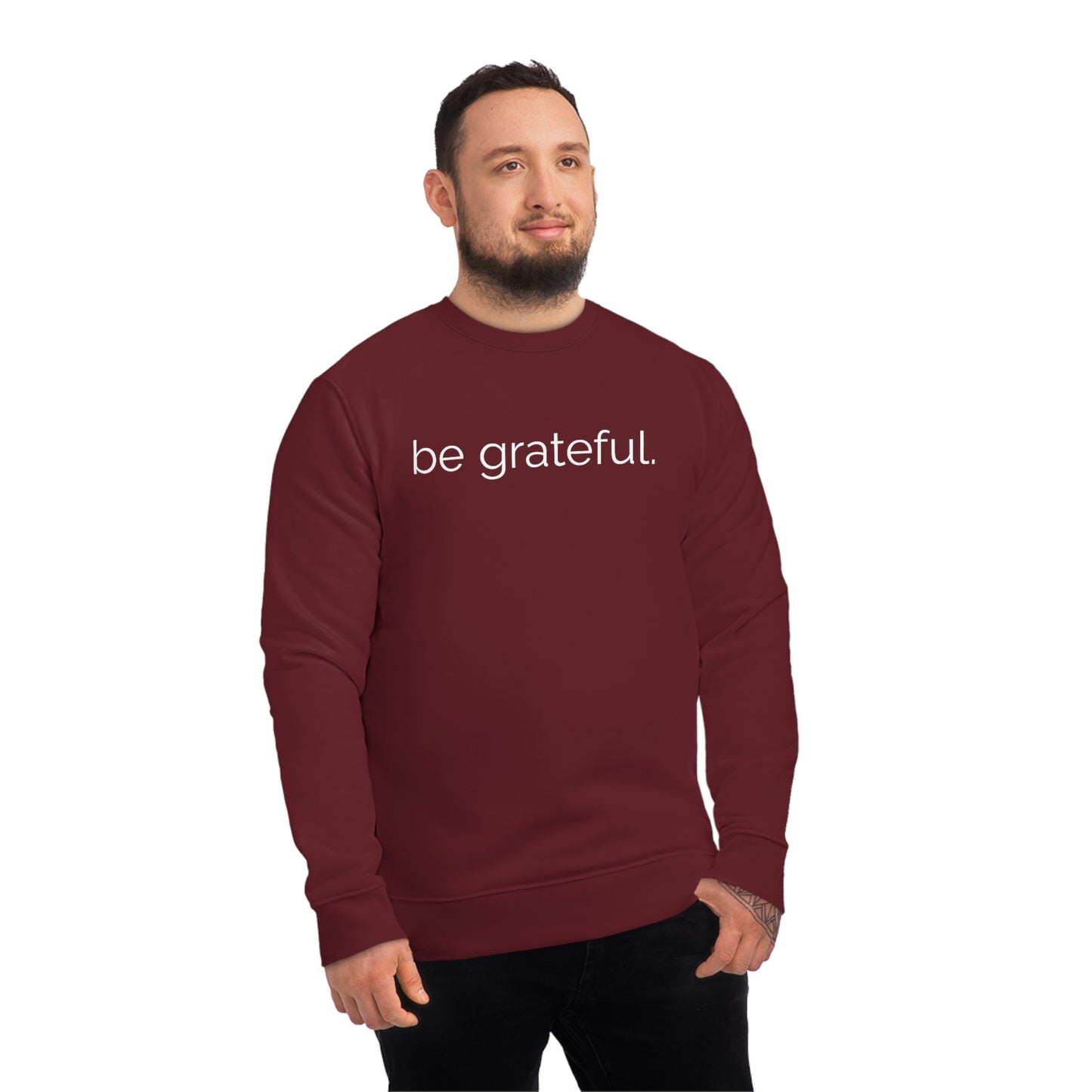 be grateful.