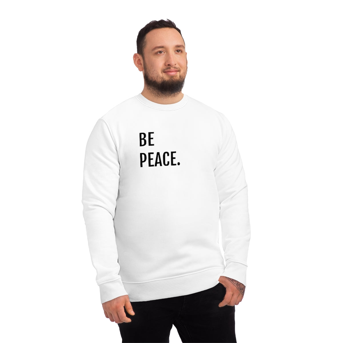 BE PEACE. - Unisex Crewneck